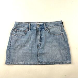 Denim Forum Light Blue Mini Skirt